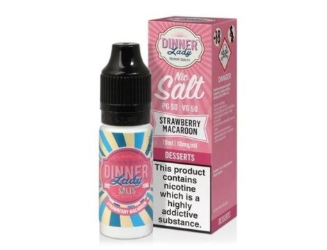 Liquid Dinner Lady Salt 20mg - Strawberry Macaroon